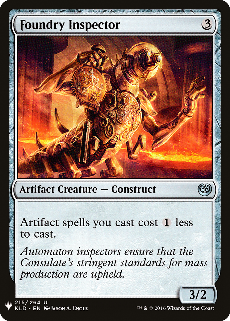 Image of Foundry Inspector (LIST-KLD-215) - The List
