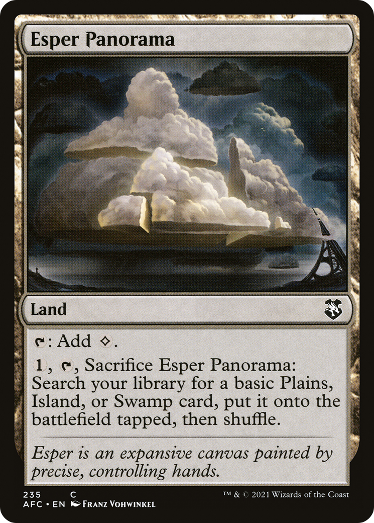 Image of Esper Panorama (AFC-235) - Forgotten Realms Commander