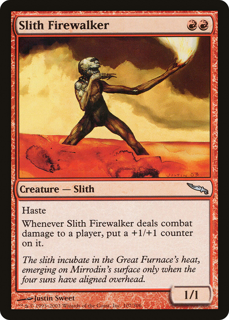 Image of Slith Firewalker (MRD-107) - Mirrodin Foil