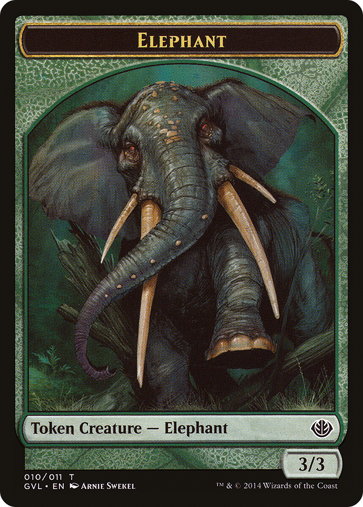 Image of Elephant Token (DD3-010) - Duel Decks Anthology: Garruk vs. Liliana Tokens