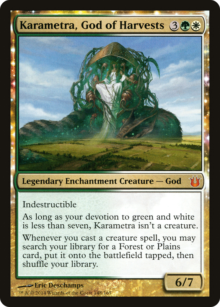 Image of Karametra, God of Harvests (BNG-148) - Born of the Gods: (enchantment)