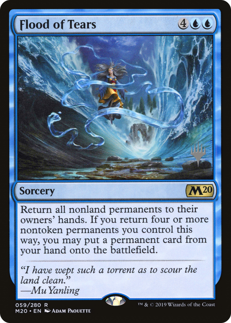 Image of Flood of Tears (PPM20-59P) - Core Set 2020 Promos Foil