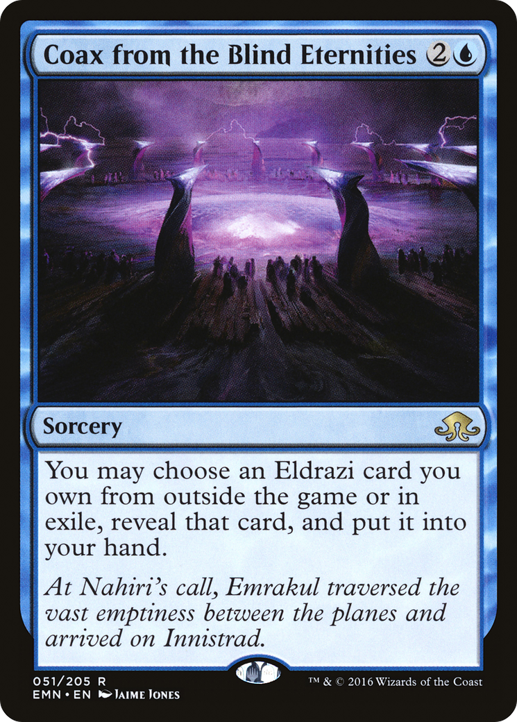 Image of Coax from the Blind Eternities (EMN-051) - Eldritch Moon Foil