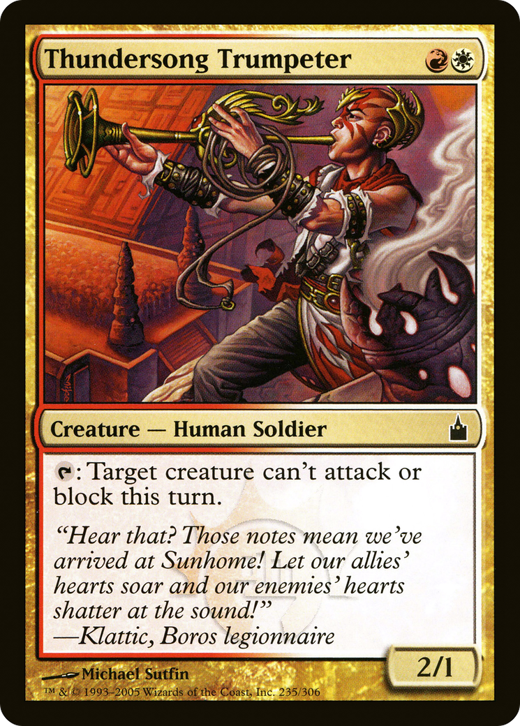 Image of Thundersong Trumpeter (RAV-235) - Ravnica: City of Guilds