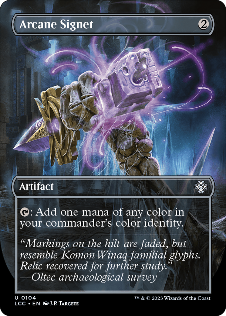 Image of Arcane Signet (Borderless) (LCC-104) - The Lost Caverns of Ixalan Commander (Borderless)