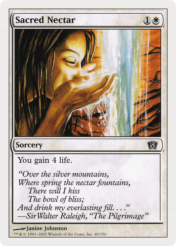 Image of Sacred Nectar (8ED-040) - 8th Edition