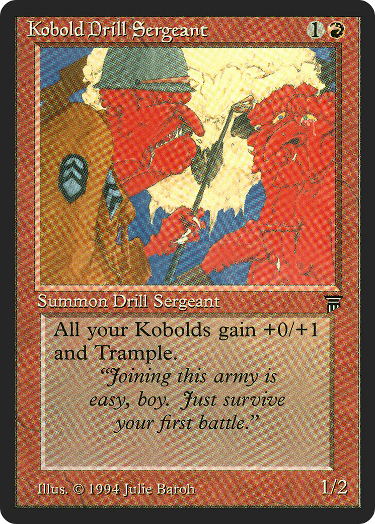 Image of Kobold Drill Sergeant (LEG-) - Legends