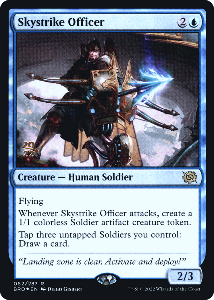 Image of Skystrike Officer (PRE-062) - The Brothers' War Promos Foil