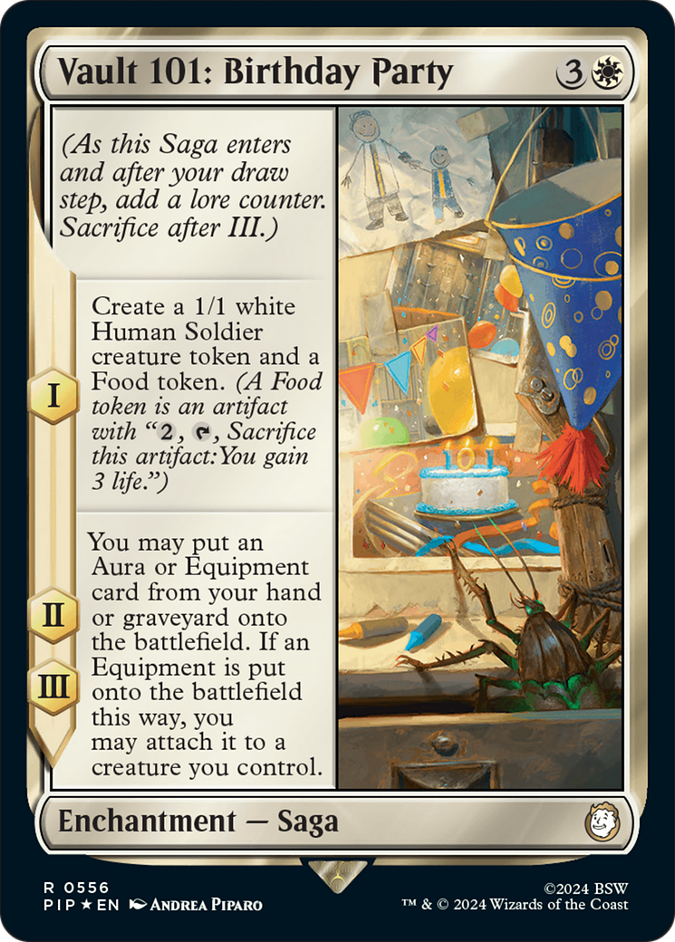 Image of Vault 101: Birthday Party (Surge Foil) (PIP-556) - Fallout Foil