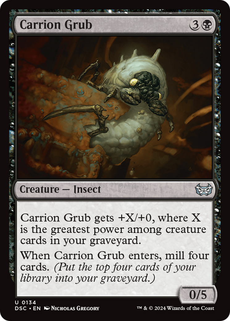 Image of Carrion Grub (DSC-134) - Duskmourn: House of Horror Commander