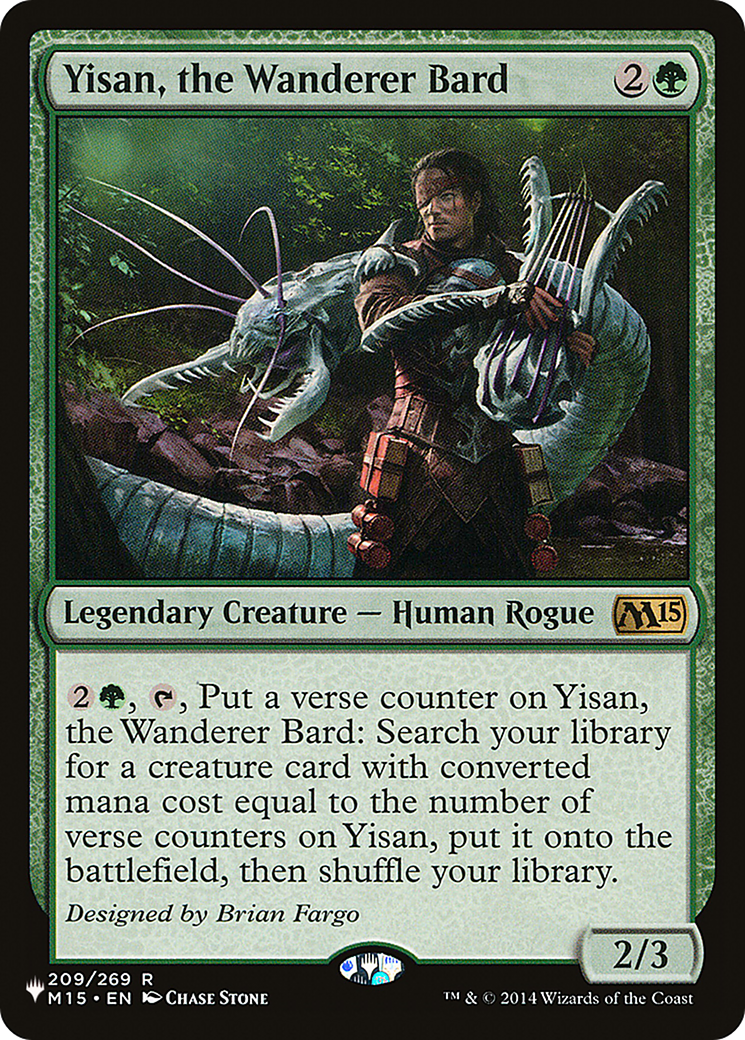 Image of Yisan, the Wanderer Bard (LIST-M15-209) - The List