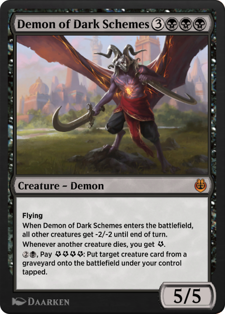 Image of Demon of Dark Schemes (KLR-080) - Kaladesh Remastered