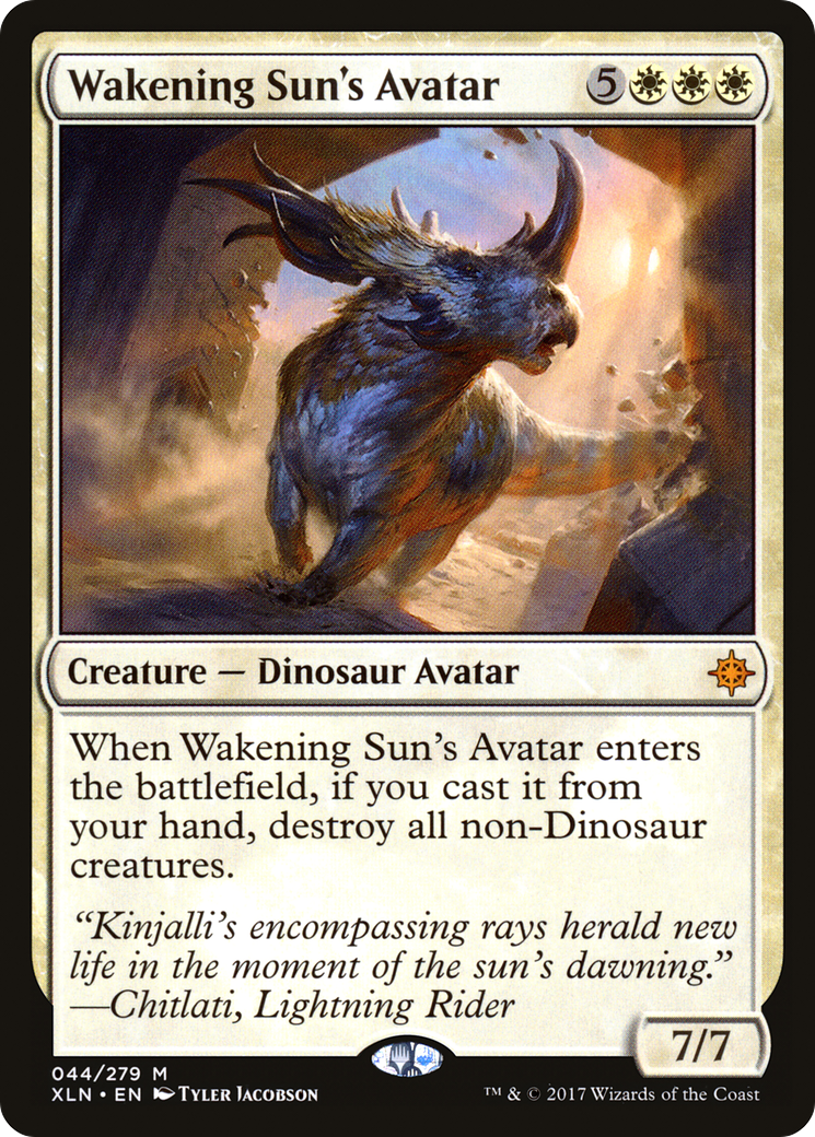Image of Wakening Sun's Avatar (XLN-044) - Ixalan Foil