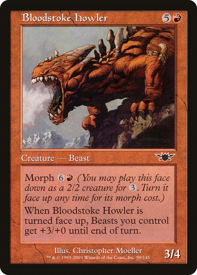 Image of Bloodstoke Howler (LGN-089) - Legions Foil
