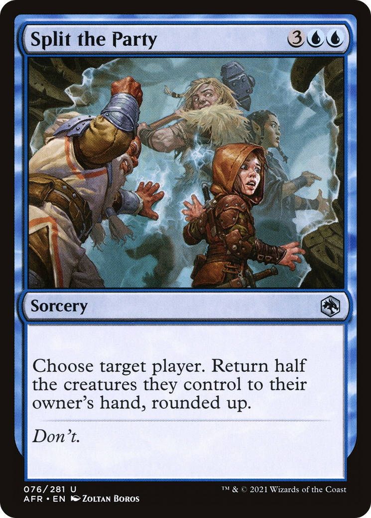 Image of Split the Party (AFR-076) - Adventures in the Forgotten Realms Foil