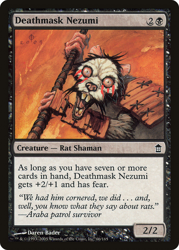 Image of Deathmask Nezumi (SOK-066) - Saviors of Kamigawa