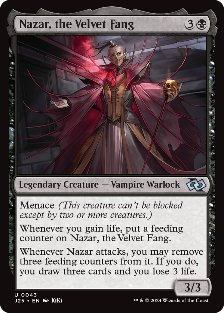 Image of Nazar, the Velvet Fang (Anime) (J25-043) - Foundations Jumpstart