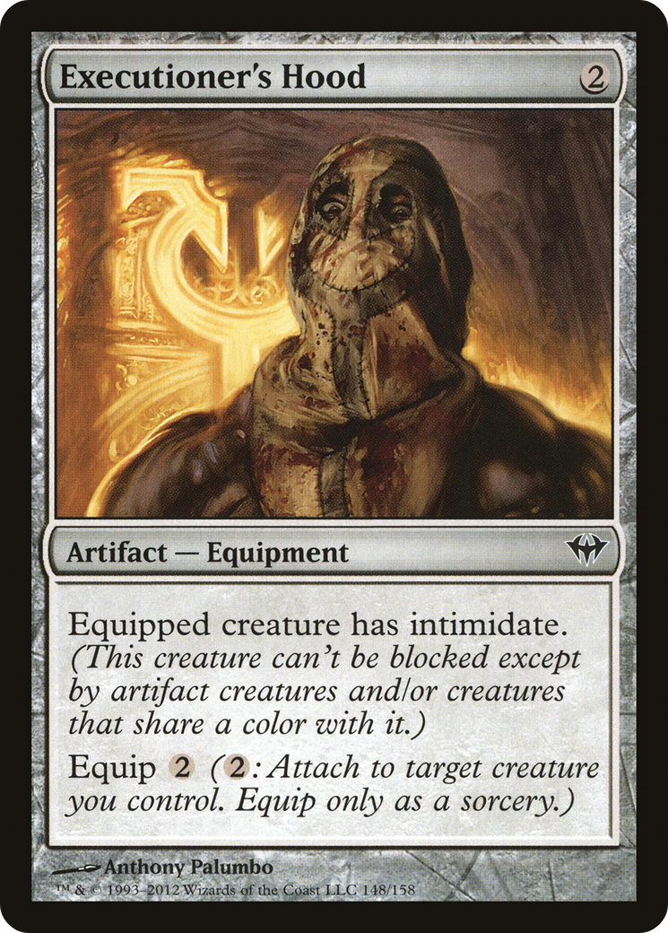 Image of Executioner's Hood (DKA-148) - Dark Ascension Foil