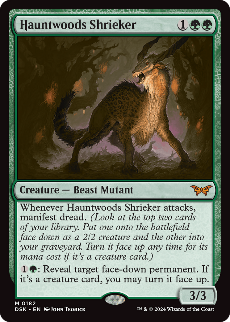 Image of Hauntwoods Shrieker (DSK-182) - Duskmourn: House of Horror