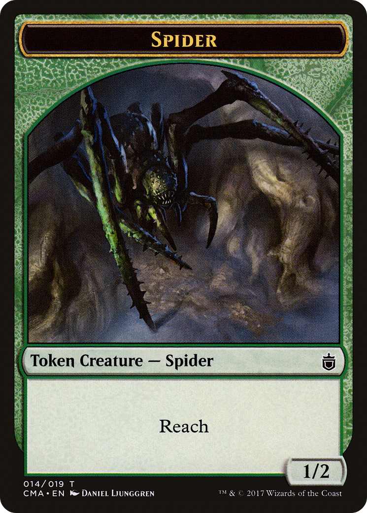 Image of Spider Token (014) (CMA-014) - Commander Anthology Tokens