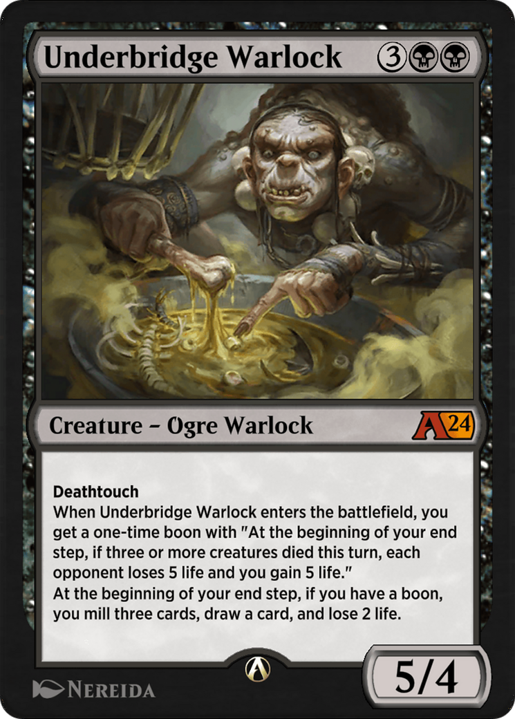 Image of Underbridge Warlock (YWOE-008) - Alchemy: Wilds of Eldraine