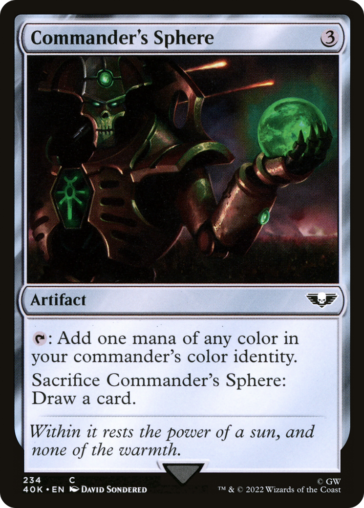 Image of Commander's Sphere (234) (40K-234) - Warhammer 40,000 Commander