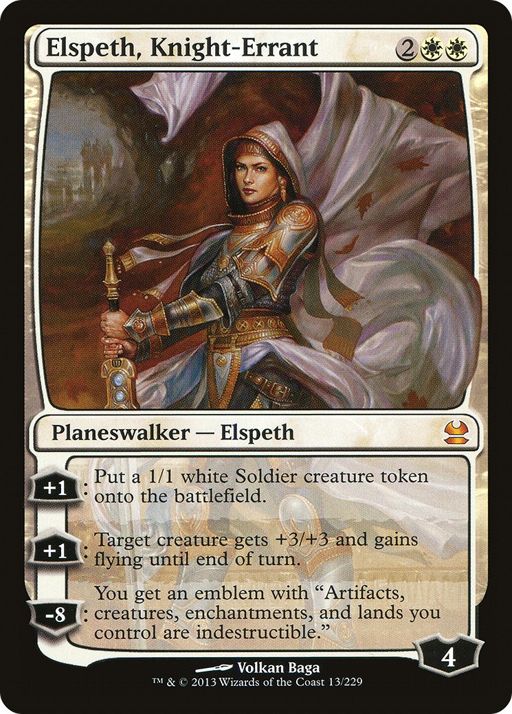Image of Elspeth, Knight-Errant (MMA-013) - Modern Masters Foil