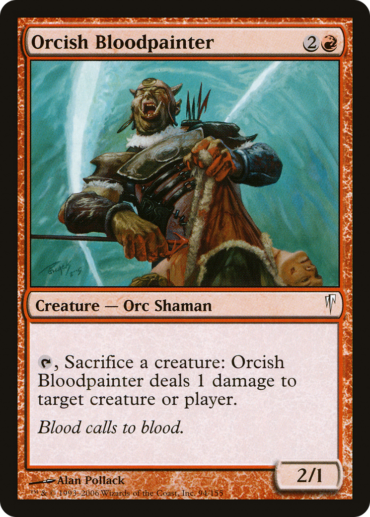 Image of Orcish Bloodpainter (CSP-094) - Coldsnap Foil