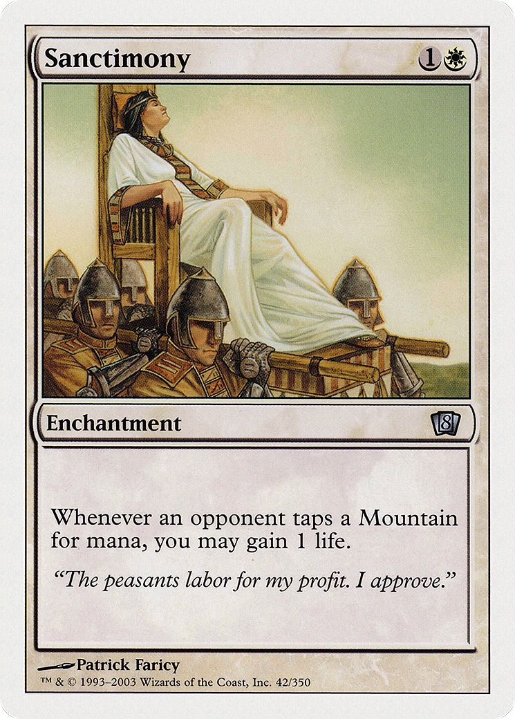 Image of Sanctimony (8ED-042) - 8th Edition