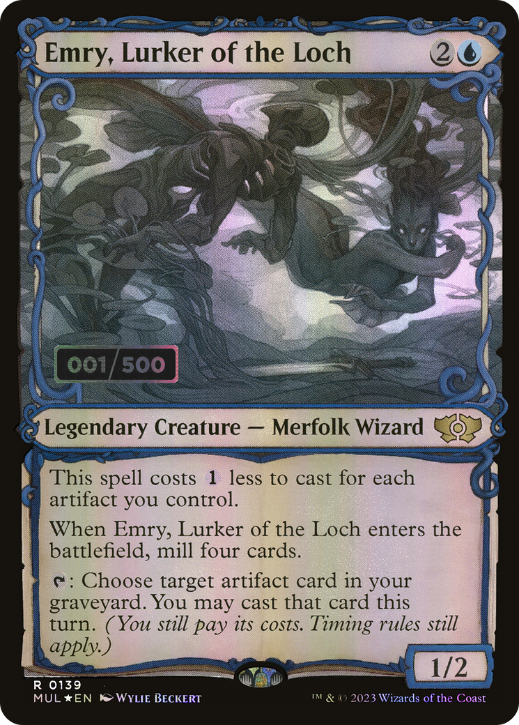 Image of Emry, Lurker of the Loch (Serial Numbered) (MUL-139) - Multiverse Legends: (Showcase) Foil
