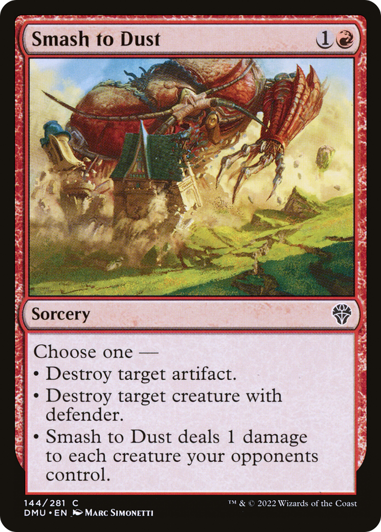 Image of Smash to Dust (DMU-144) - Dominaria United Foil