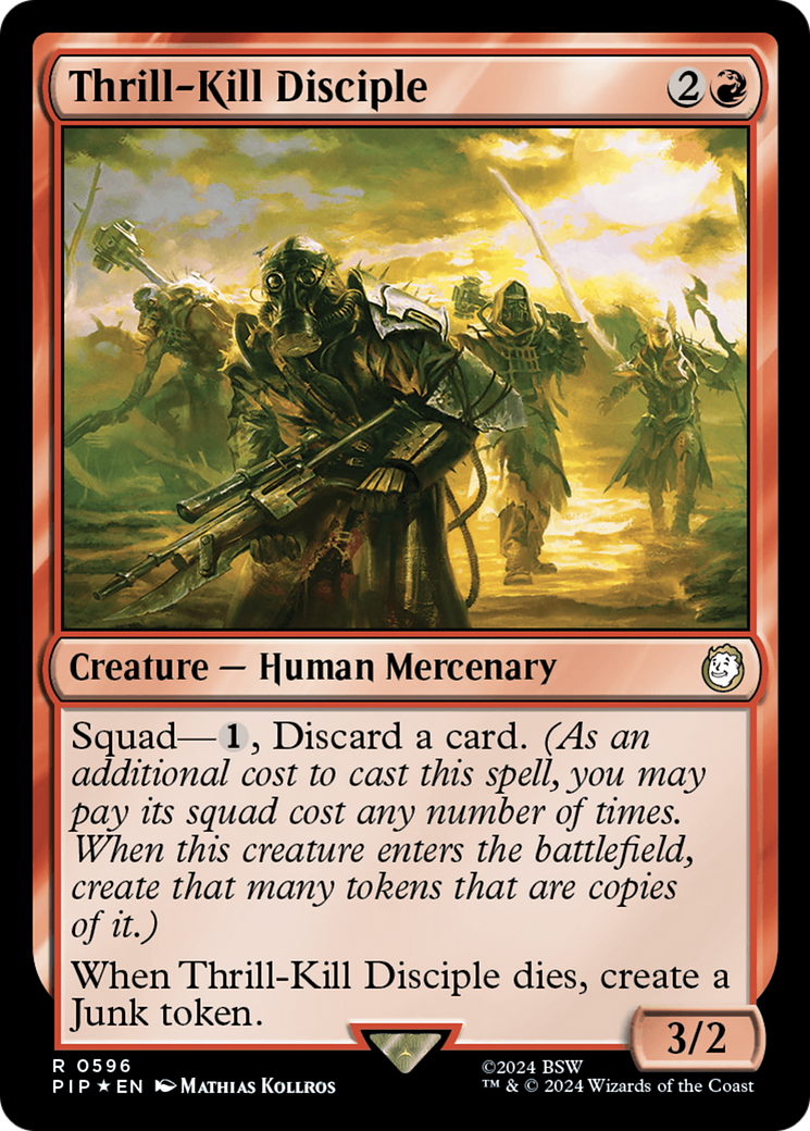 Image of Thrill-Kill Disciple (Surge Foil) (PIP-596) - Fallout Foil