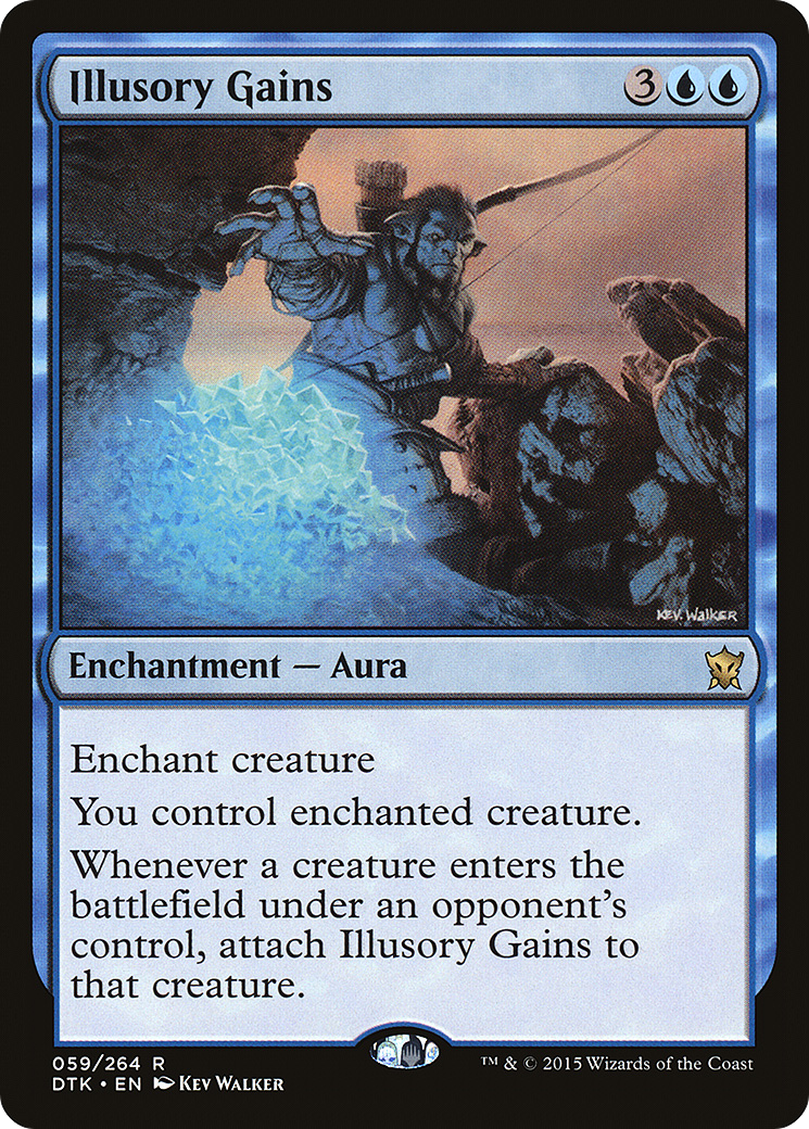 Image of Illusory Gains (DTK-059) - Dragons of Tarkir