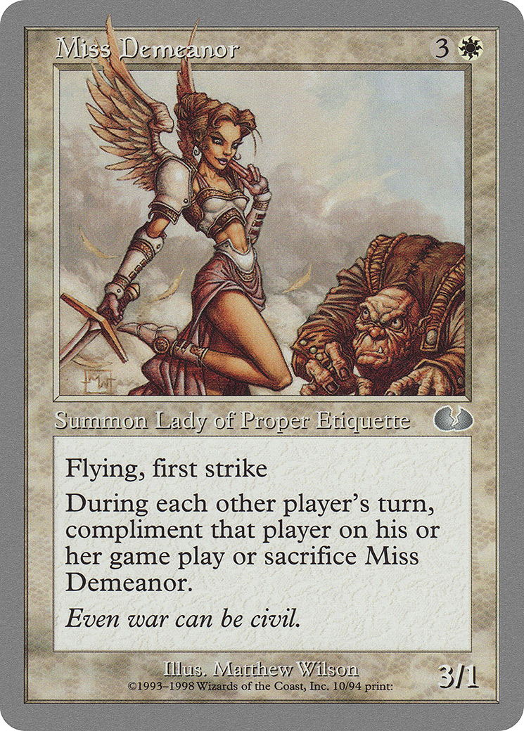 Image of Miss Demeanor (UGL-010) - Unglued