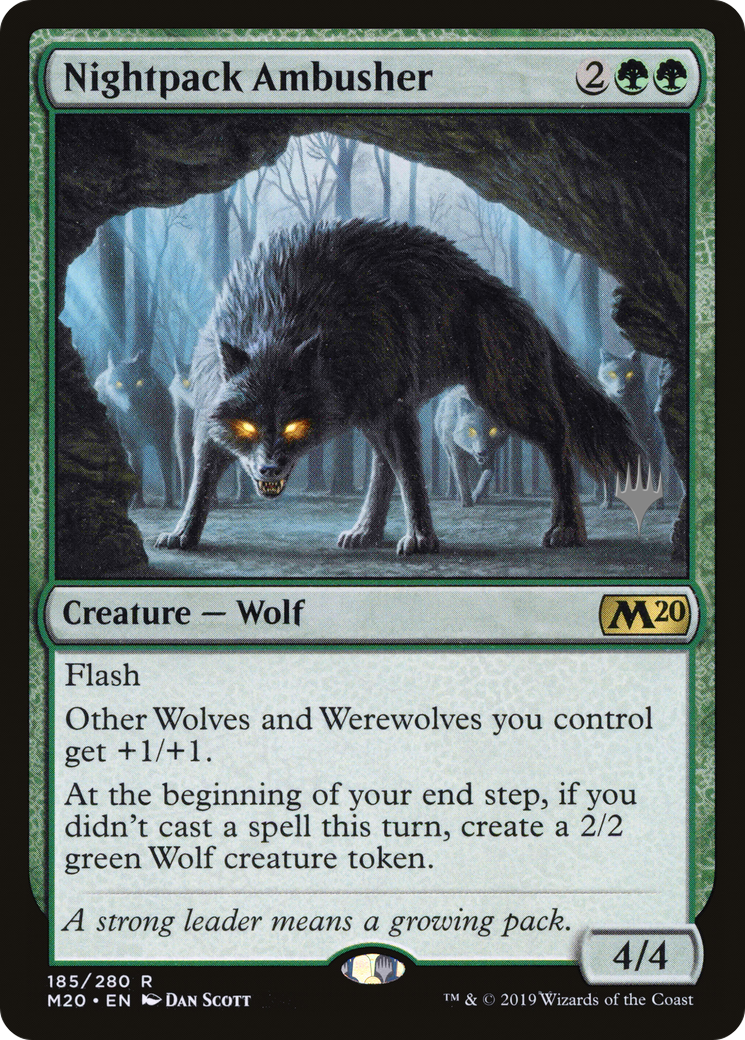 Image of Nightpack Ambusher (PPM20-185P) - Core Set 2020 Promos Foil