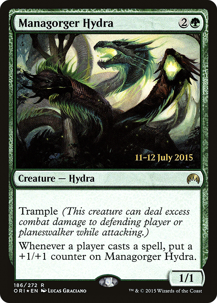 Image of Managorger Hydra (PRE-186S) - Magic Origins Promos Foil