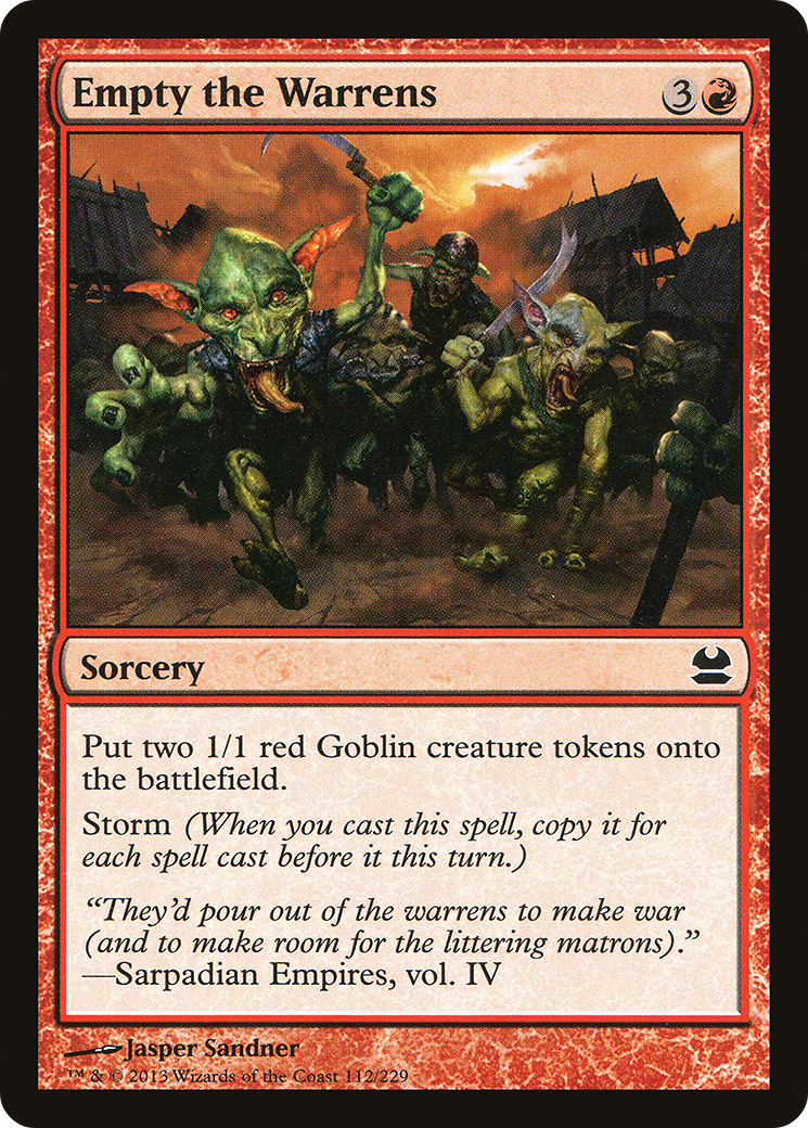 Image of Empty the Warrens (MMA-112) - Modern Masters Foil