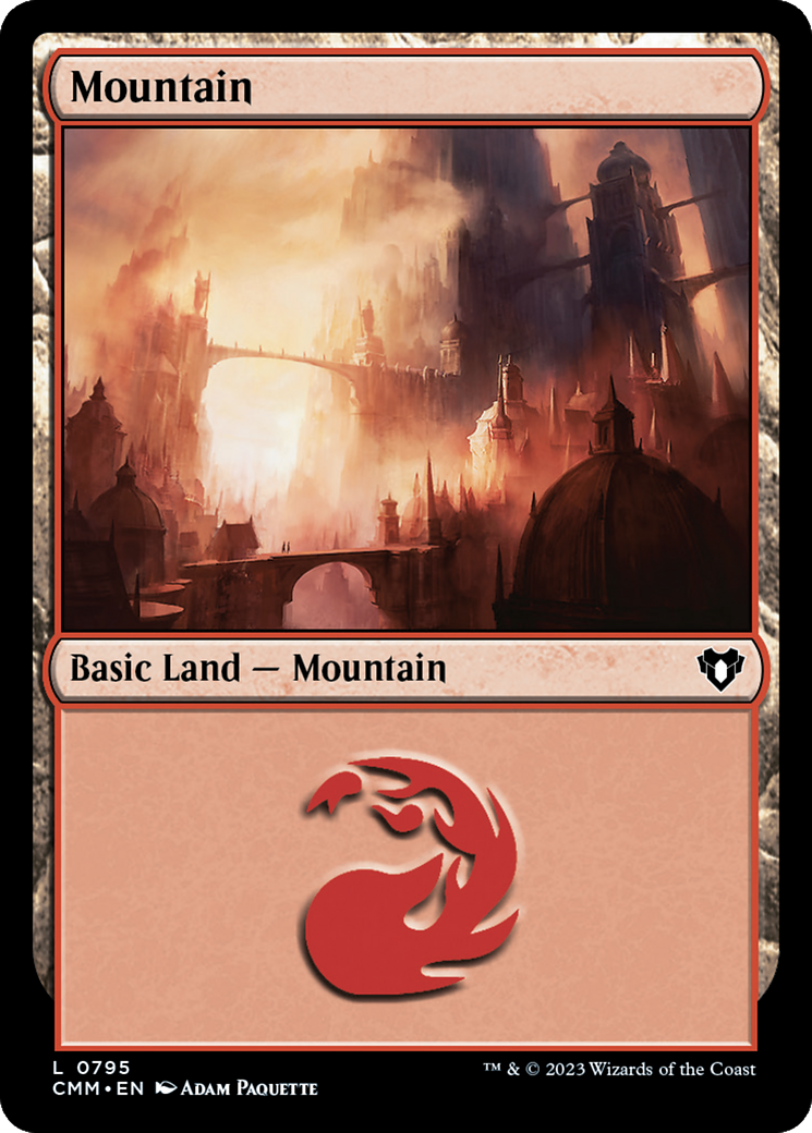 Image of Mountain (0795) (CMM-795) - Commander Masters