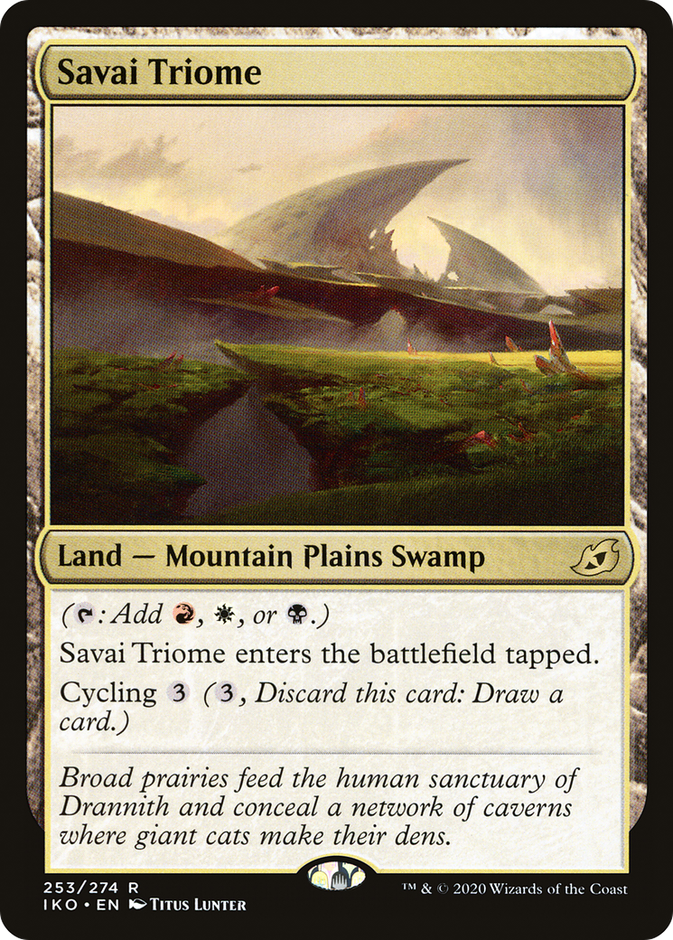 Image of Savai Triome (IKO-253) - Ikoria: Lair of Behemoths Foil