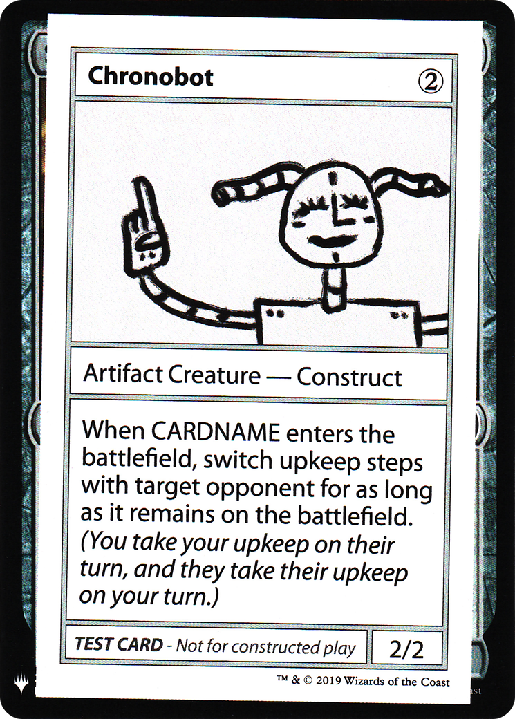 Image of Chronobot (CMB1-105) - Mystery Booster Playtest Cards 2019