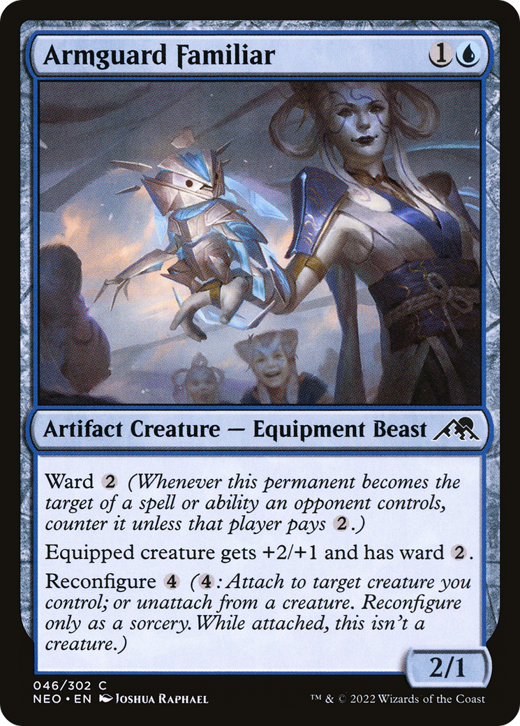 Image of Armguard Familiar (NEO-046) - Kamigawa: Neon Dynasty