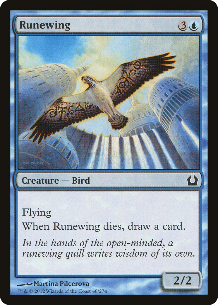 Image of Runewing (RTR-048) - Return to Ravnica Foil