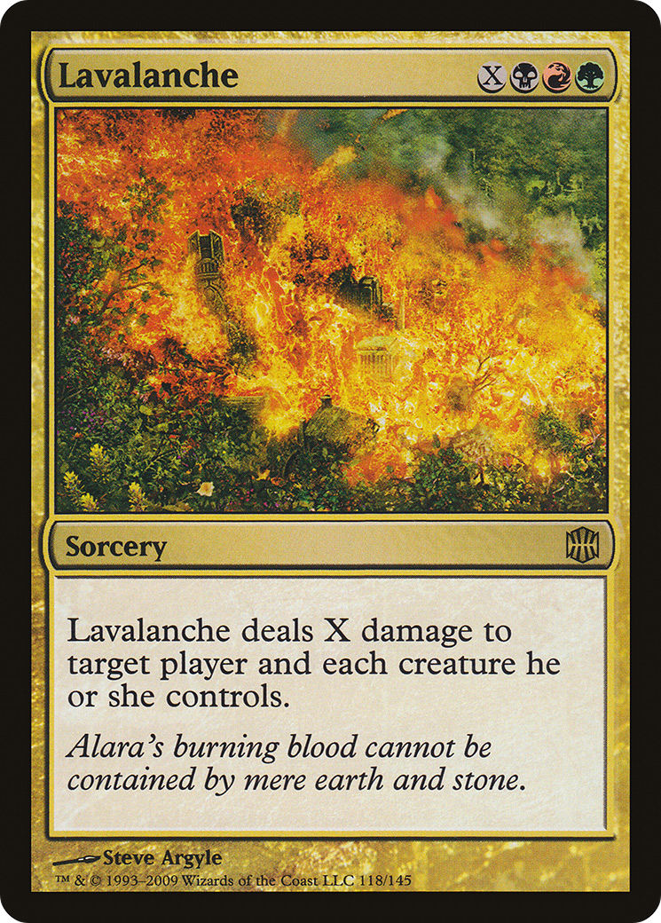 Image of Lavalanche (ARB-118) - Alara Reborn Foil