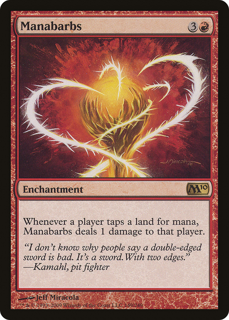 Image of Manabarbs (M10-149) - Magic 2010