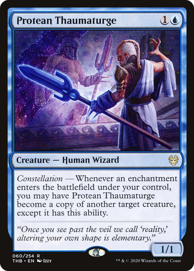 Image of Protean Thaumaturge (THB-060) - Theros Beyond Death Foil