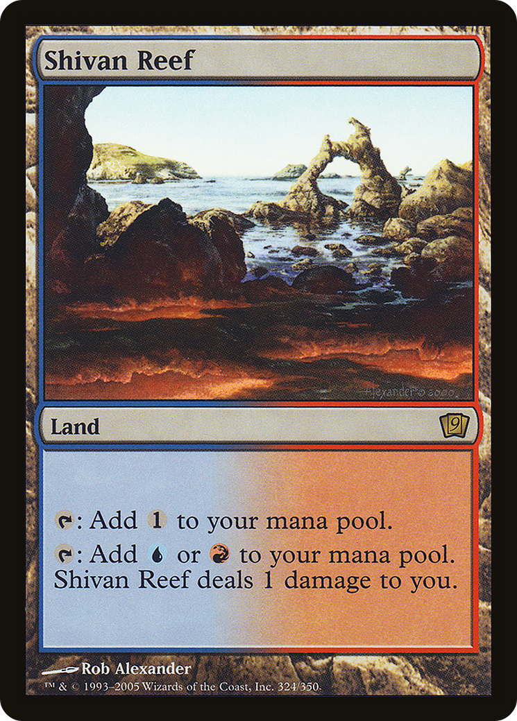 Image of Shivan Reef (9ED-324) - 9th Edition Foil