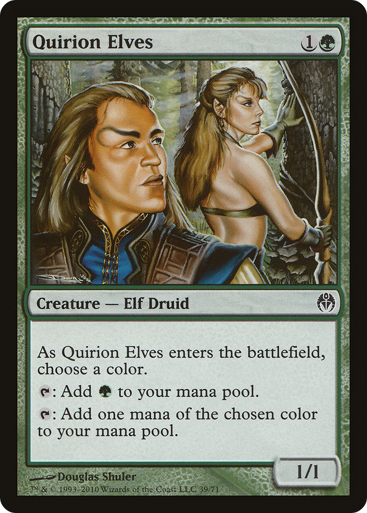 Image of Quirion Elves (DDE-039) - Duel Decks: Phyrexia vs. the Coalition