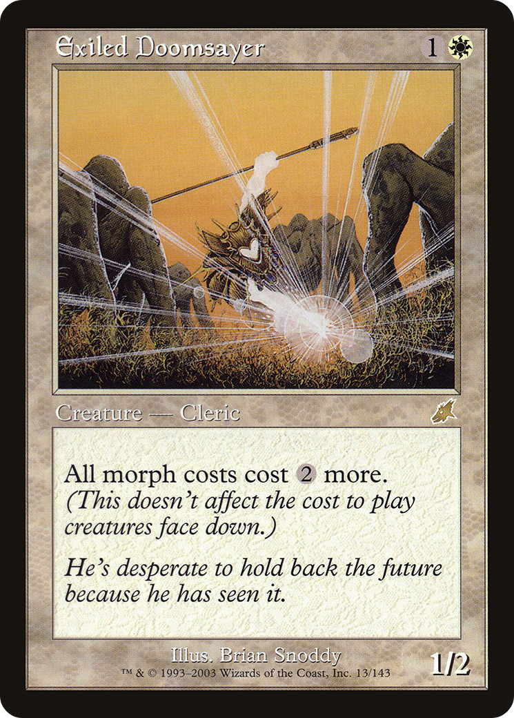 Image of Exiled Doomsayer (SCG-013) - Scourge Foil