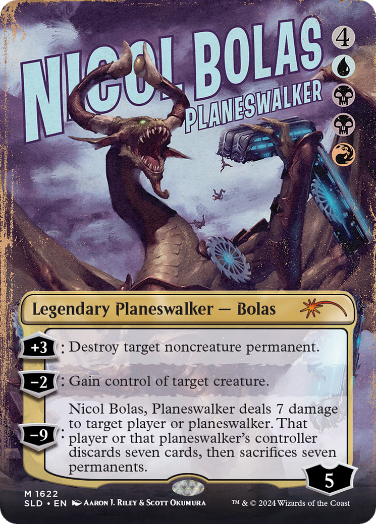 Image of Nicol Bolas, Planeswalker (SLD-1622) - Secret Lair Drop (Borderless) Foil