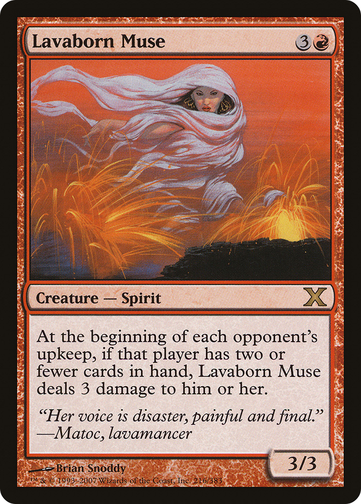 Image of Lavaborn Muse (10E-216) - Tenth Edition